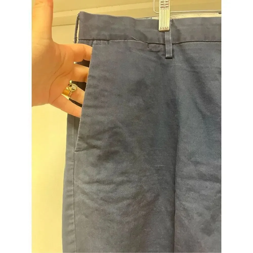 Polo Ralph Lauren Navy Classic Fit Chino Bermuda Shorts sz 40